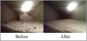 Before And After Photos - Duct Cleaning